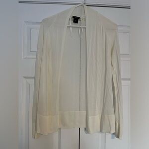 Ann Taylor Factory Ivory Women's Cardigan
